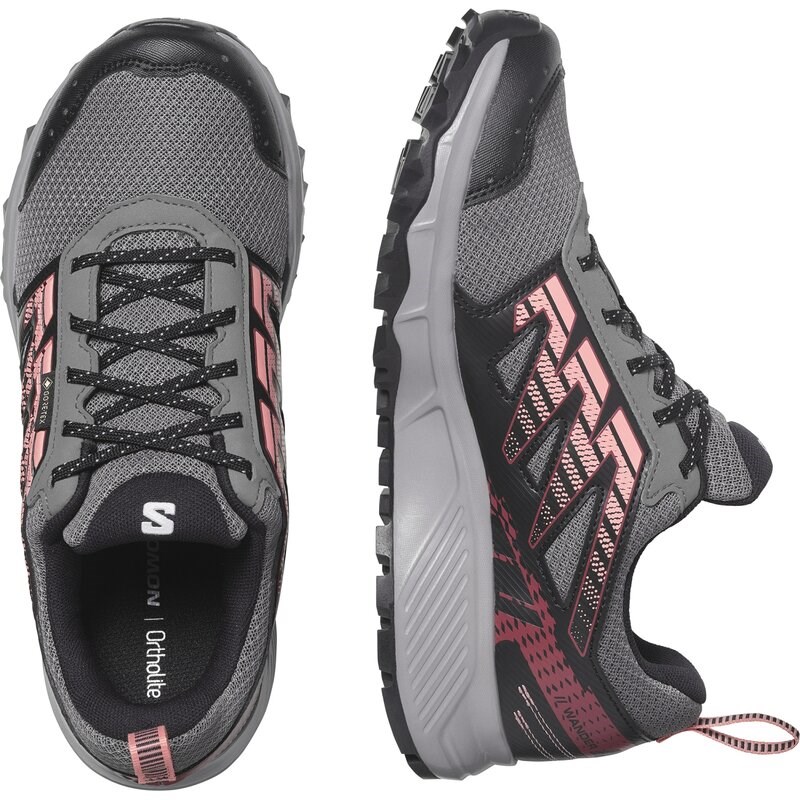 Salomon Damen Trailrunningschuhe SHOES WANDER GTX W - Pflaumenkätzchen/Schwarz/Pfirsichbernstein