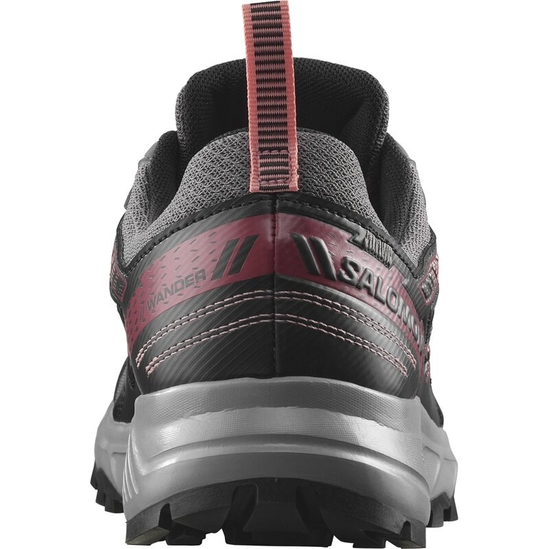 Salomon Damen Trailrunningschuhe SHOES WANDER GTX W - Pflaumenkätzchen/Schwarz/Pfirsichbernstein