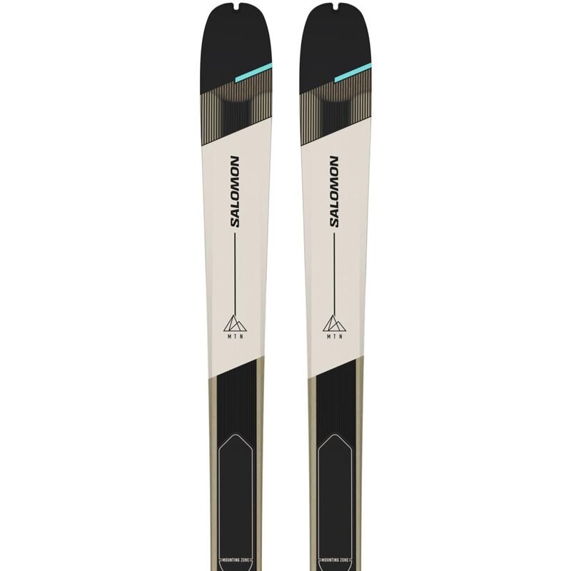 Salomon Damen Freeride Ski N MTN 86 W CARB - Regentag/Schwarz/Arubablau