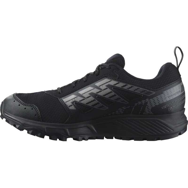 Salomon Herren Trailrunningschuhe SHOES WANDER GTX - Schwarz/Zinn/Frostgrau