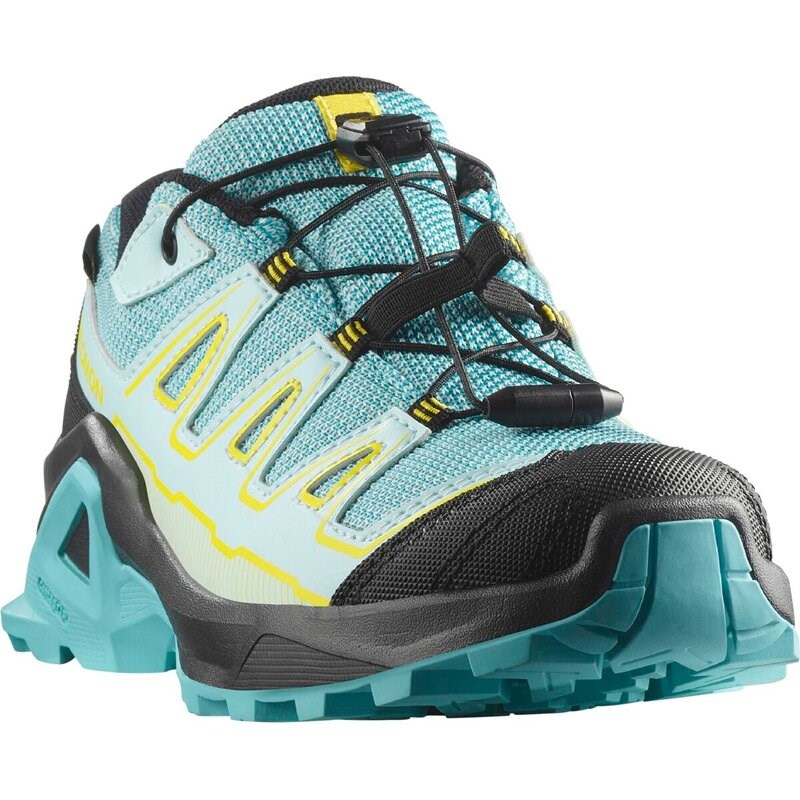 Salomon Kinder Walkingschuhe SHOES X ULTRA GTX J Blue - Blau Curaçao/Turbulenz/Gelbe Iris