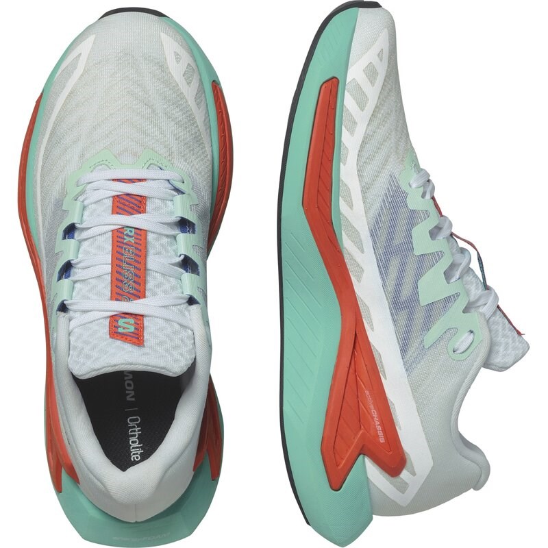 Salomon Damen Laufschuhe SHOES DRX BLISS 2 W - Weiß/Elektrisches Grün/Kirschtomate