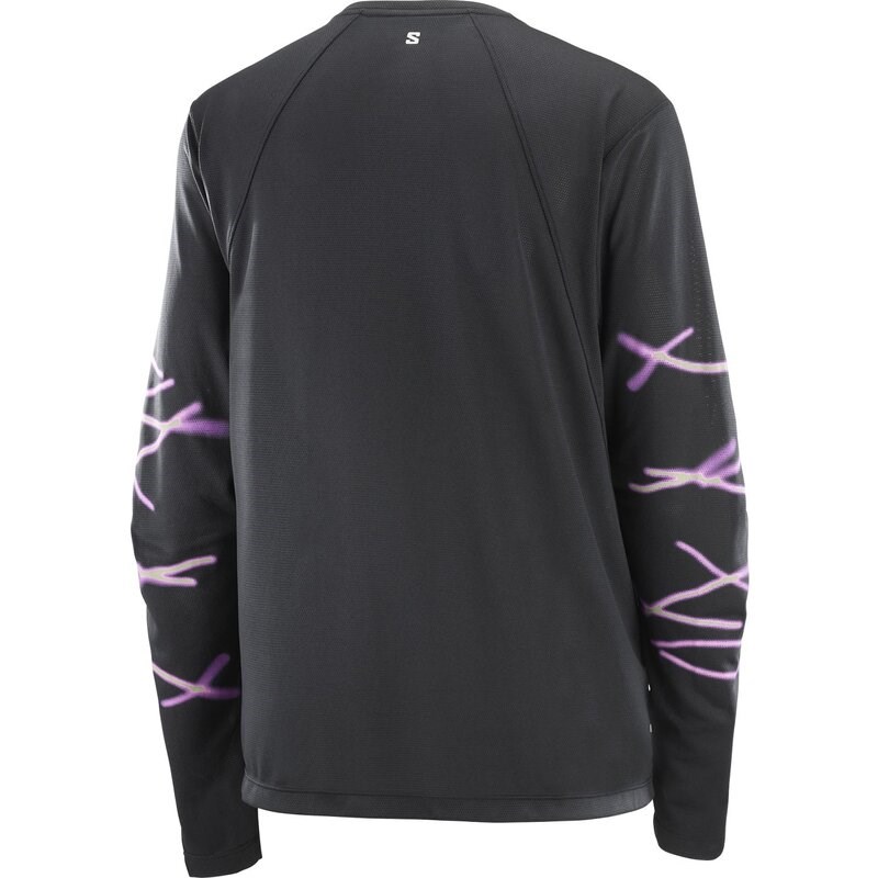 Salomon Damen T-Shirt SHAKEout CORE - TIEFSCHWARZ