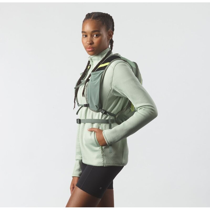 Salomon Rucksack CROSS 8 GREEN - GRÜNES MILIEU / AGAVENGRÜN / Scharfes Grün