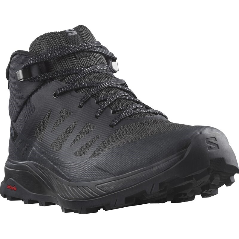 Salomon Herren Multifunktionsstiefel SHOES OUTRISE MID GTX - Schwarz/Schwarz/Phantom