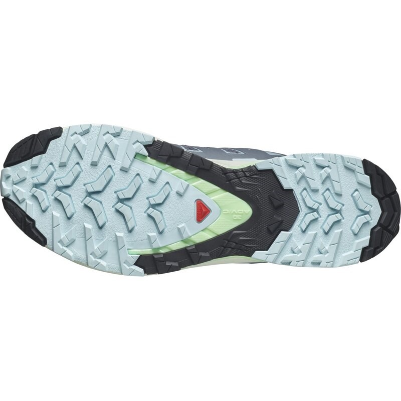 Salomon Damen Trailrunningschuhe SHOES XA PRO 3D V9 W - Turbulenz/Eisiges Aquamarin/Patinagrün