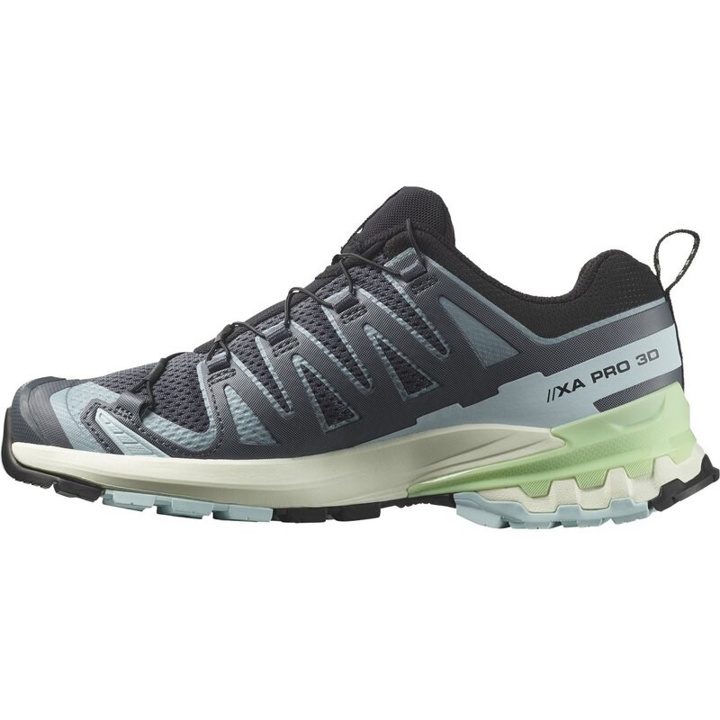 Salomon Damen Trailrunningschuhe SHOES XA PRO 3D V9 W - Turbulenz/Eisiges Aquamarin/Patinagrün