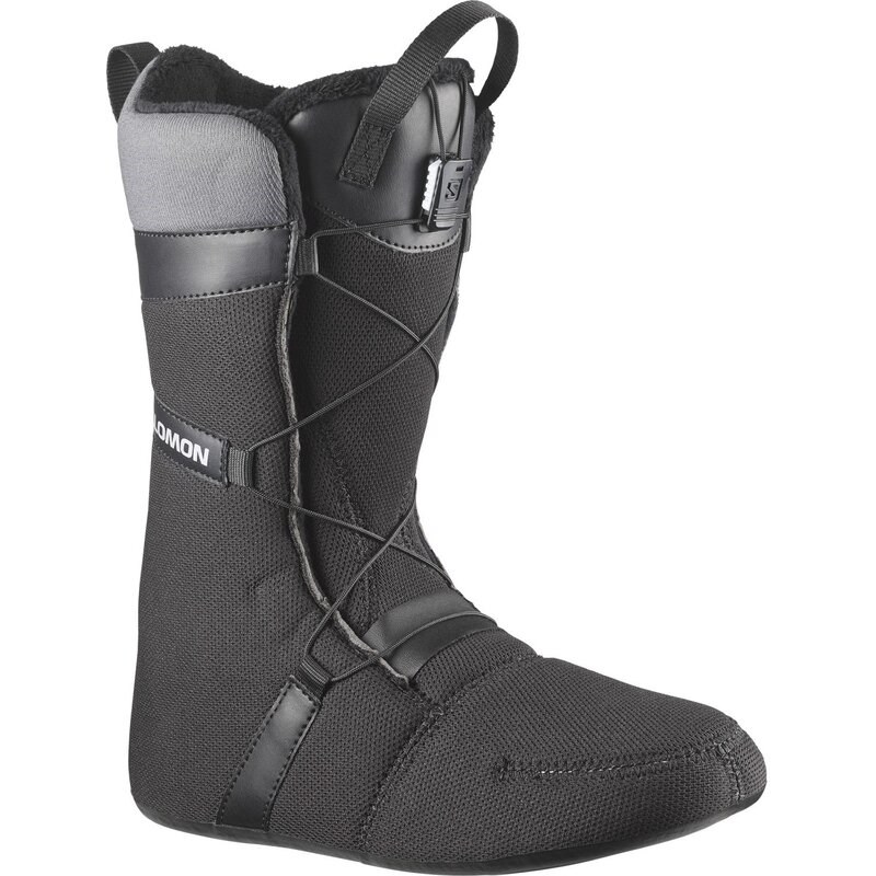 Salomon Damen Snowboot SNOW. BOOTS IVY BOA SJ BOA - Schwarz/Schwarz/Lila Grau