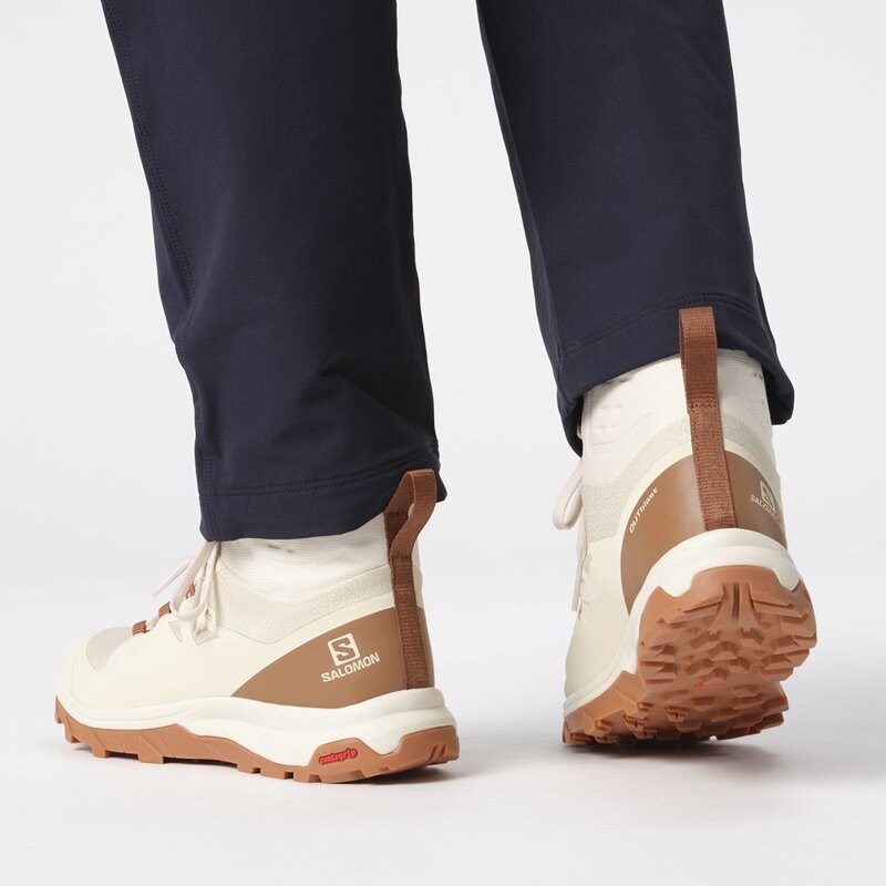 Salomon Damen Trekkinghalbschuhe SHOES OUTblast TS CSWP W - Mandelmilch/Rohleder/Gum8