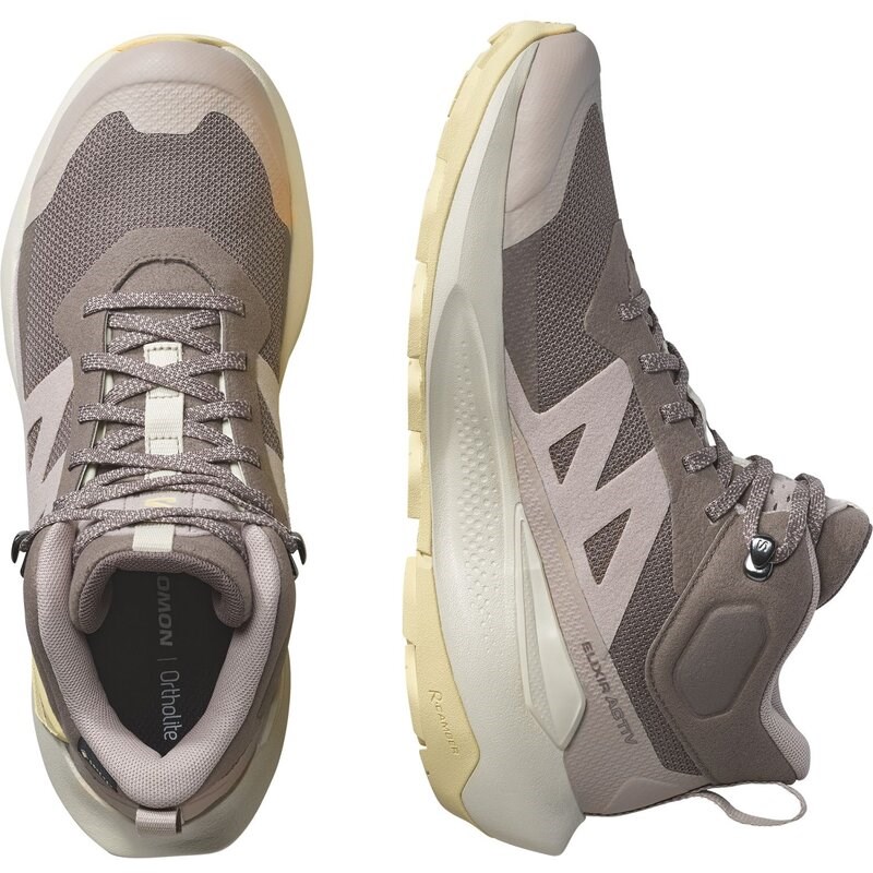 Salomon Damen Trekkingstiefel SHOES ELIXIR ACTIV MID GTX W - Eisen/Etherea/Tuc-Sonnenlicht