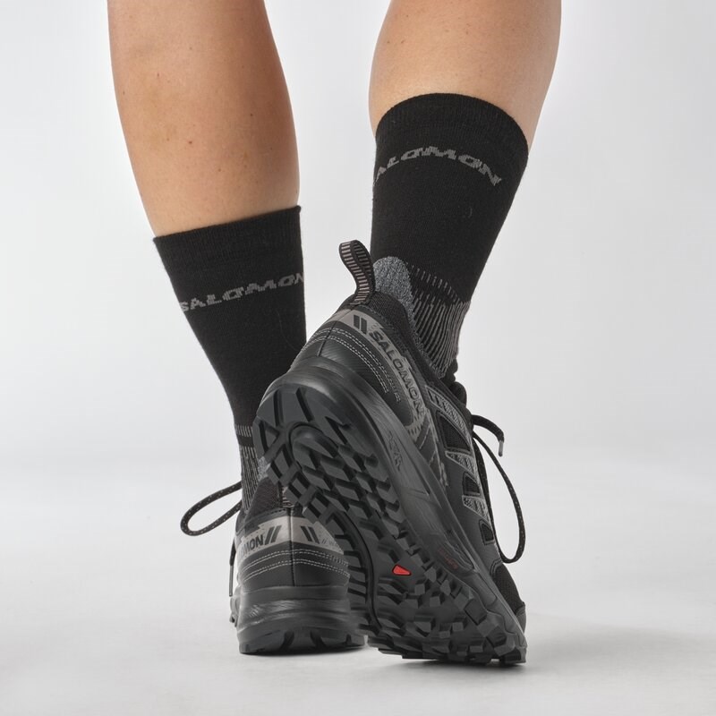 Salomon Damen Trailrunningschuhe SHOES WANDER GTX W - Schwarz/Pflaumenkätzchen/Möwe