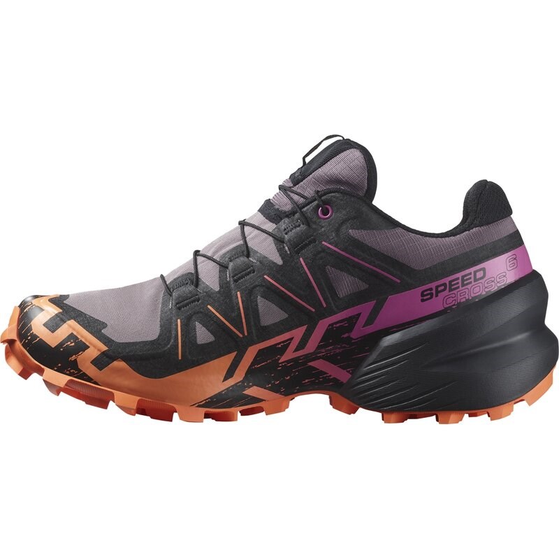 Salomon Damen Trailrunningschuhe SHOES SPEEDCROSS 6 GTX W - Mondlandschaft/Schwarz/Paradiesvogelblume