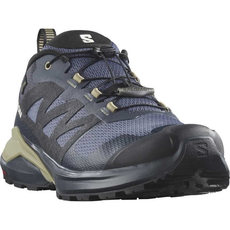 Salomon Herren Trailrunningschuhe SHOES X-ADVENTURE GTX - Grisaille / Schwarz / Schiefergrün