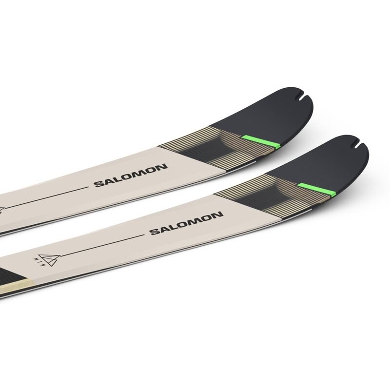 Salomon Herren Freeride Ski N MTN 86 CARB - Regentag/Schwarz/Pastell-Neongrün 1