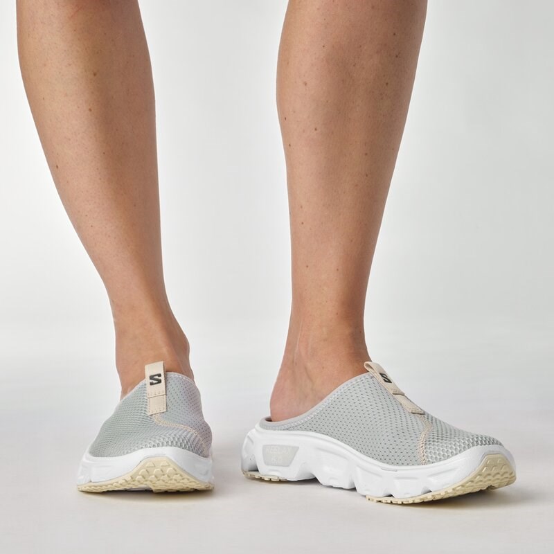 Salomon Damen Freizeitschuhe SHOES REELAX SLIDE 6.0 W Pearl - Perlblau/Weiß/Gebleichter Sand