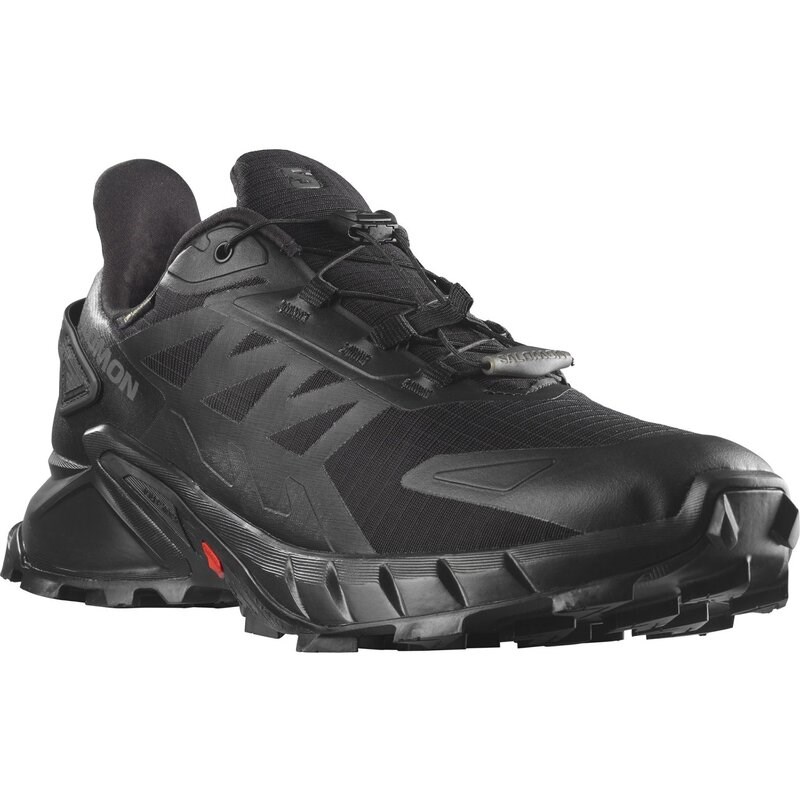 Salomon Herren Trailrunningschuhe SHOES SUPERCROSS 4 GTX - Schwarz/Schwarz/Schwarz