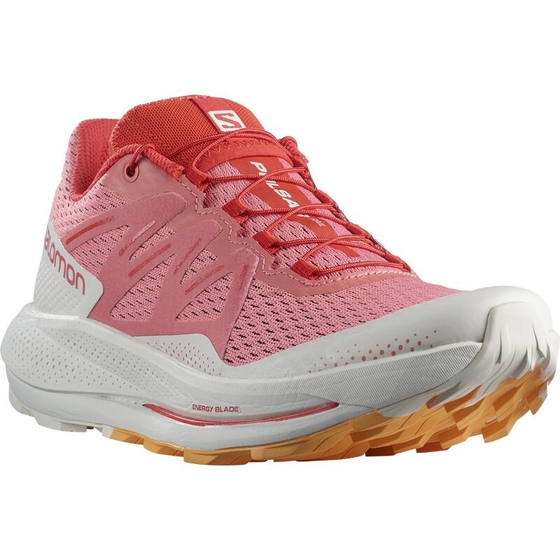 Salomon Damen Trailrunningschuhe SHOES PULSAR TRAIL W Tea - Teerose/Nimbuswolke/Feuriges Orange