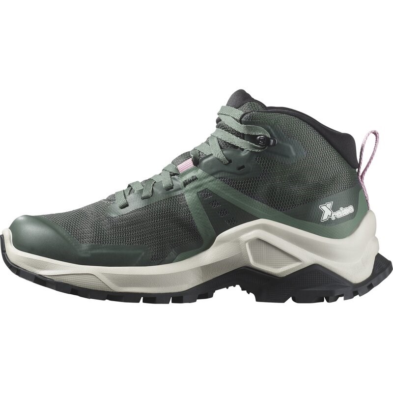 Salomon Kinder Multifunktionsstiefel SHOES X RAISE MID GTX J - Urban Chic/Regentag/Rosa Lavendel