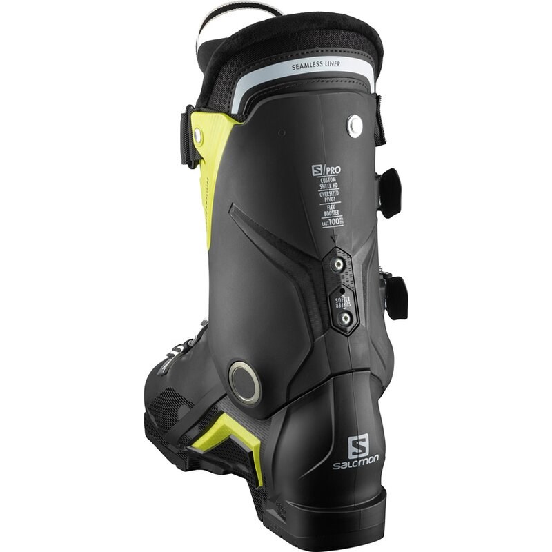Salomon Herren Skischuhe - SCHWARZ/Säuregrün/Weiß
