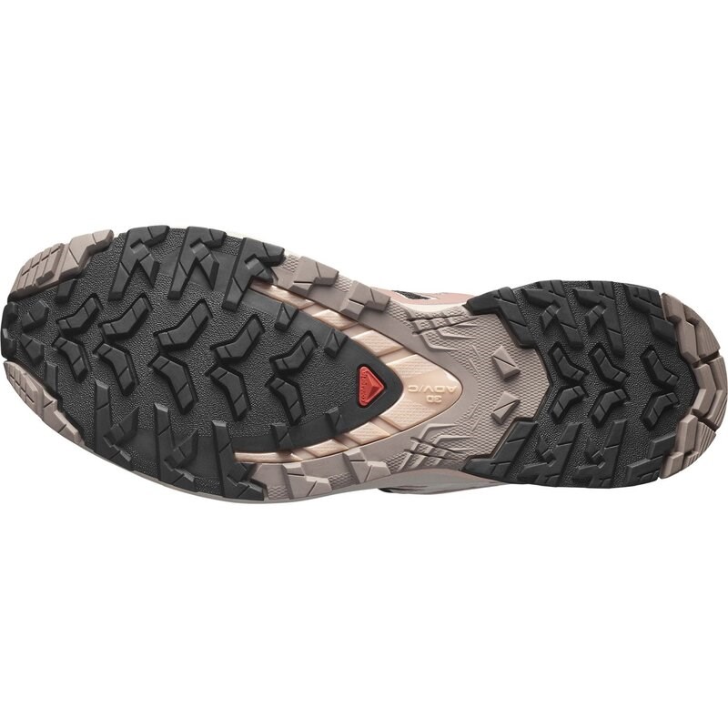 Salomon Damen Trailrunningschuhe SHOES XA PRO 3D V9 W - Schwarz/Wurzelholz/Mahagonirose