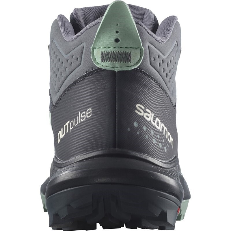 Salomon Damen Multifunktionsstiefel SHOES OUTpulse Mid GTX W - Ebenholz/Stiller Schatten/Ebenholz