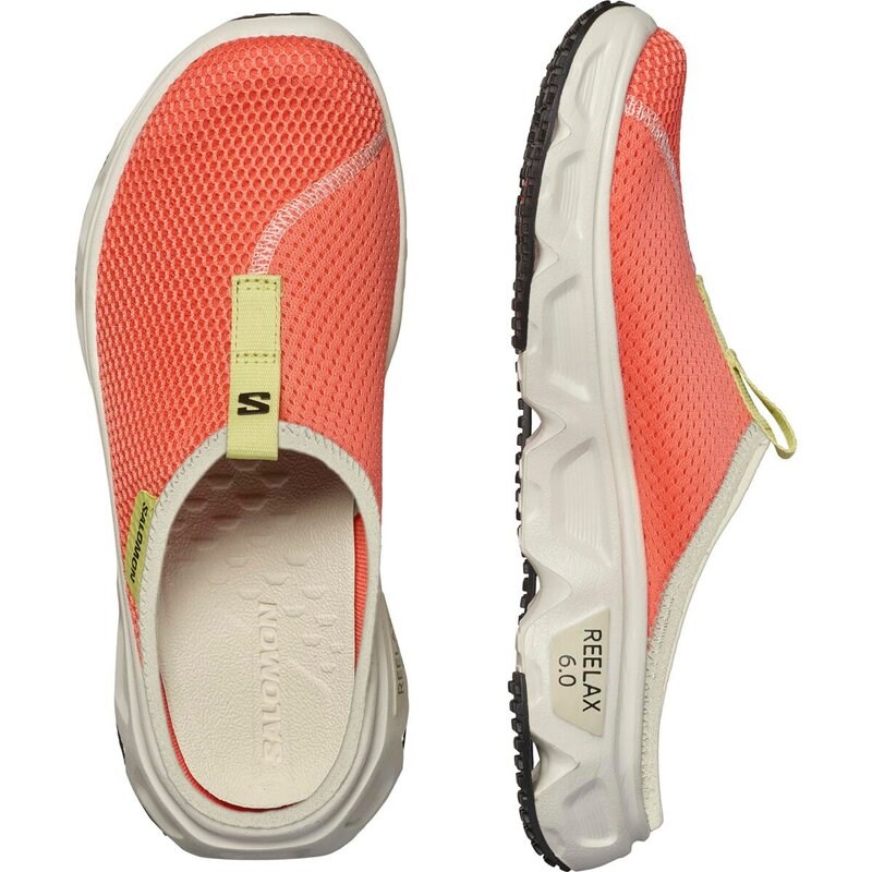 Salomon Damen Freizeitschuhe SHOES REELAX SLIDE 6.0 W - Frischer Lachs/Vanilleeis/Sonnenlimette