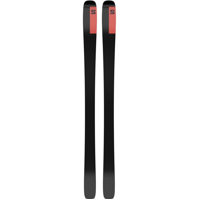Salomon Herren All-Mountain Ski N STANCE 90 - Black/Neon Coral/Satellite