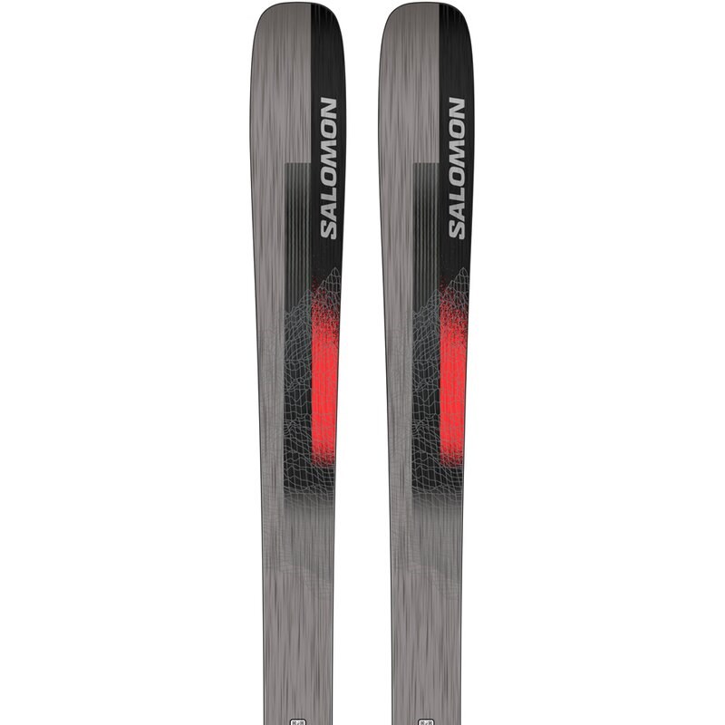 Salomon Herren All-Mountain Ski N STANCE 90 - Black/Neon Coral/Satellite