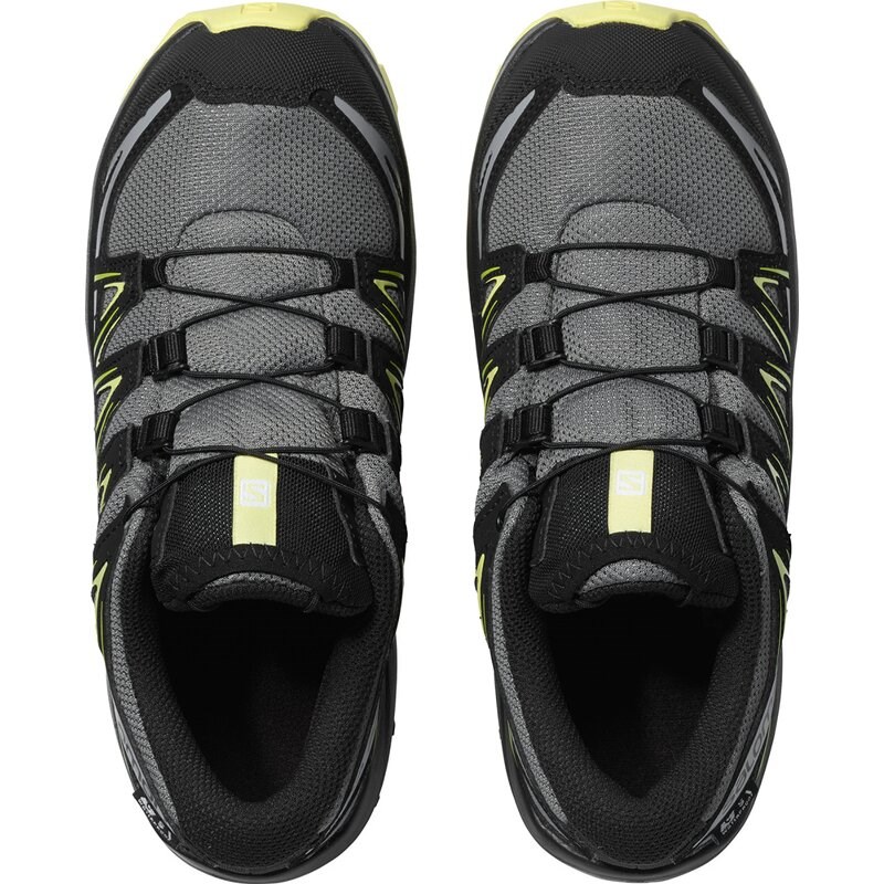 Salomon Kinder Outdoorschuhe (Low) XA PRO 3D CSWP - Gargoyle/Schwarz/Charlock