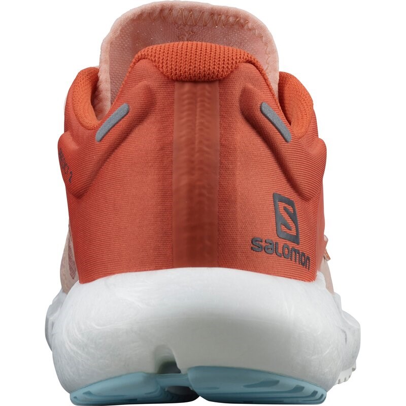Salomon Damen Laufschuhe SHOES PREDICT2 W Peachy - Pfirsichfarben/Mecca-Orange/Kristallblau