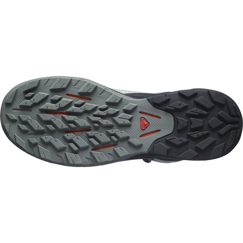 Salomon Herren Multifunktionsstiefel SHOES OUTpulse Mid GTX Wrought - Schmiedeeisen/Schwarz/Leuchtendes Orange