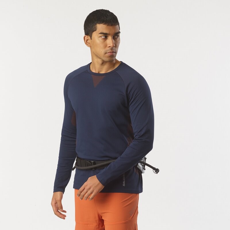 Salomon Kleintasche CROSS SEASON WAIST RACE - WEISS/SCHWARZ