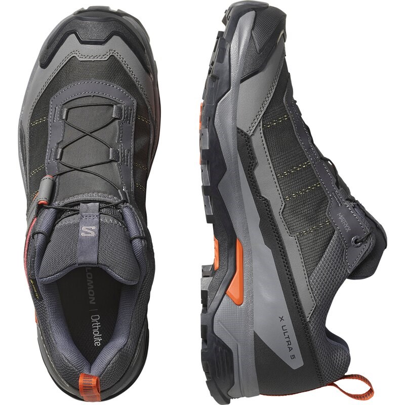 Salomon Herren Multifunktionsschuhe SHOES X ULTRA 5 GTX - Asphalt/Castlerock/Burnt Ochre