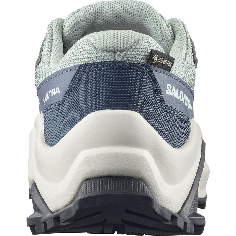 Salomon Kinder Walkingschuhe SHOES X ULTRA GTX J - Grünes Milieu/Grisaille/Klares Aqua