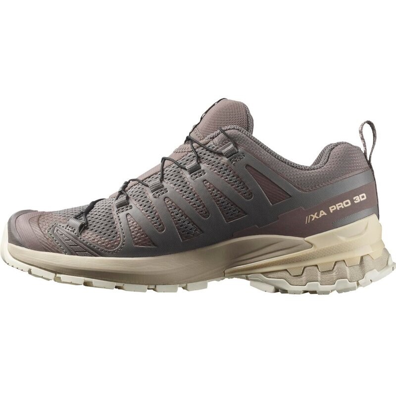 Salomon Damen Trailrunningschuhe SHOES XA PRO 3D V9 W - Pflaumenkätzchen/Oxford Tan/Zarter Pfirsich