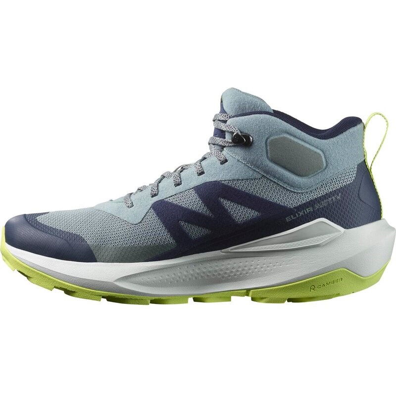 Salomon Herren Multifunktionsstiefel SHOES ELIXIR ACTIV MID GTX - Trooper/Seeblau/Scharfes Grün