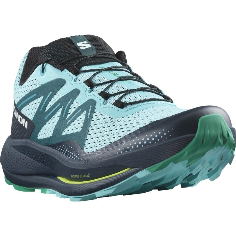 Salomon Herren Trailrunningschuhe SHOES PULSAR TRAIL - Blaue Strahlkraft/Kohlenstoff/Smaragd