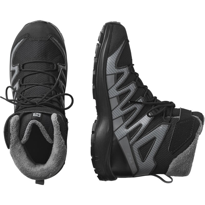 Salomon Kinder Multifunktionsschuhe SHOES XA PRO V8 WINTER CSWP J - Schwarz/Phantom/Stiller Schatten