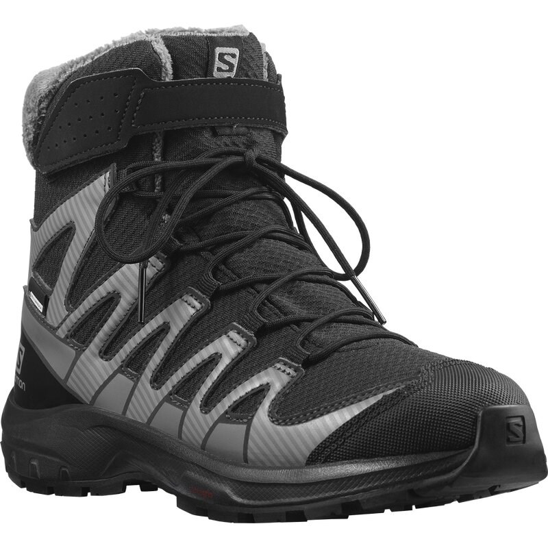 Salomon Kinder Multifunktionsschuhe SHOES XA PRO V8 WINTER CSWP J - Schwarz/Phantom/Stiller Schatten