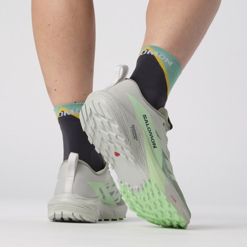 Salomon Damen Trailrunningschuhe SHOES SENSE RIDE 5 W - Seerosenblatt/Metall/Grünesche