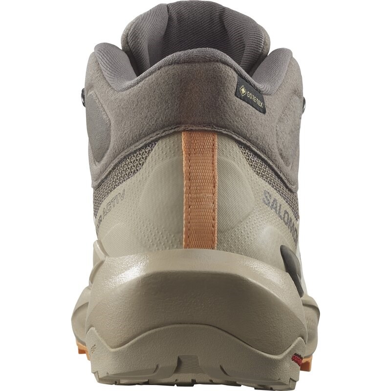 Salomon Damen Trekkingstiefel SHOES ELIXIR ACTIV MID GTX W - Falke/Weißer Pfeffer/Papaya