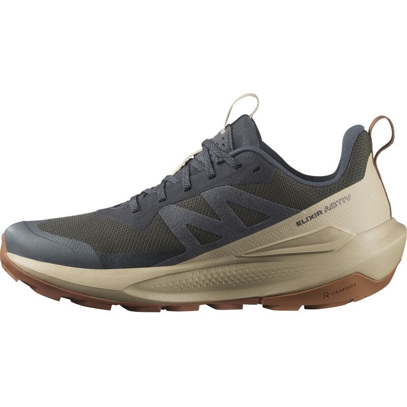 Salomon Herren Multifunktionsschuhe SHOES ELIXIR ACTIV GTX - Phantom/Safari/Karamell-Café