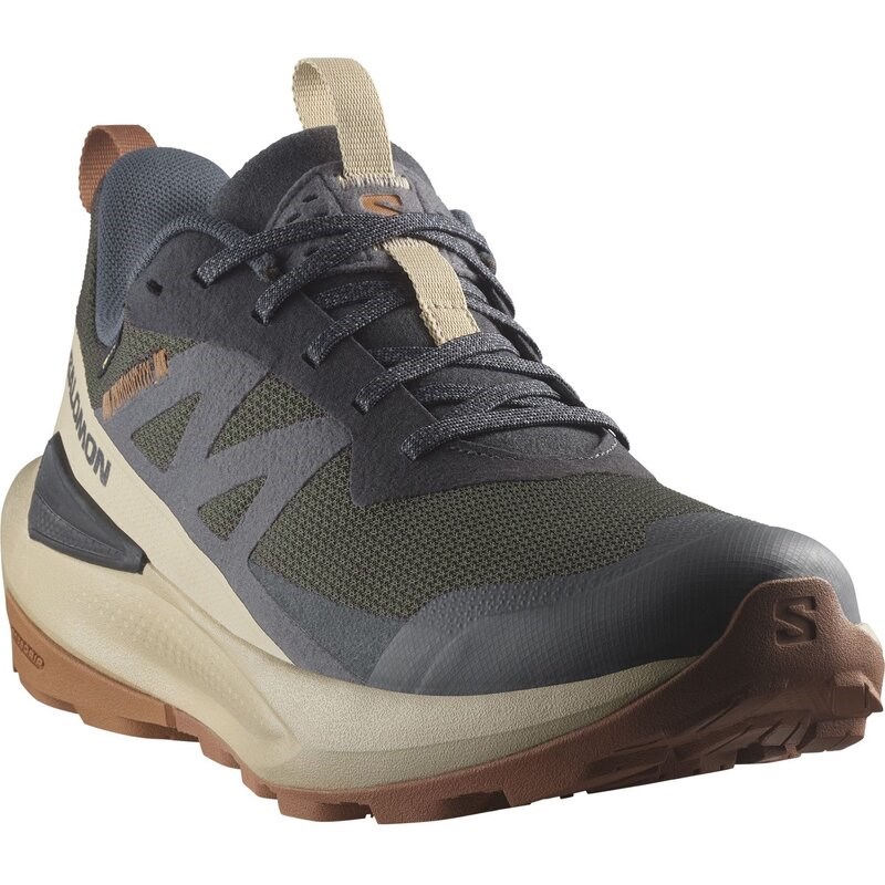 Salomon Herren Multifunktionsschuhe SHOES ELIXIR ACTIV GTX - Phantom/Safari/Karamell-Café