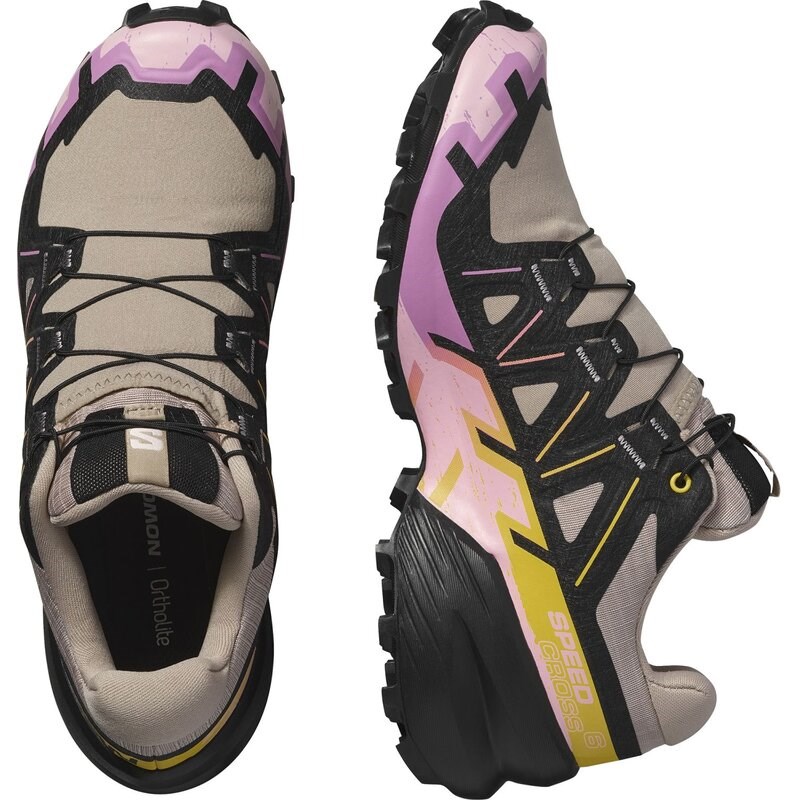 Salomon Damen Trailrunningschuhe SHOES SPEEDCROSS 6 W - Etherea/Schwarz/Cyclamen