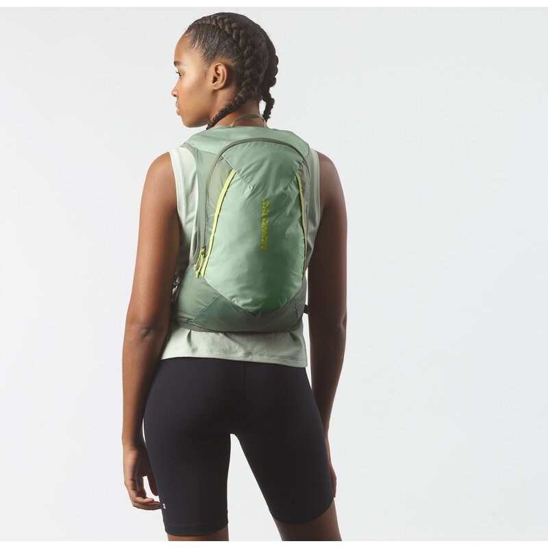 Salomon Rucksack CROSS 12 GREEN - GREEN MILIEU / AGAVE GREEN / Sharp Green