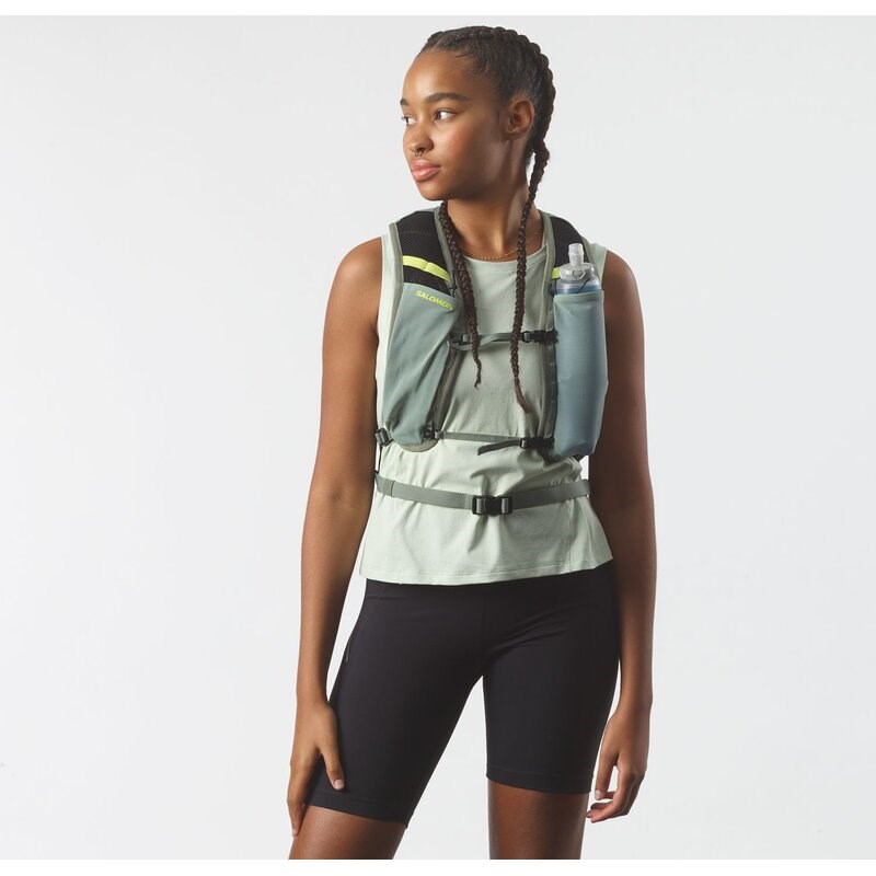 Salomon Rucksack CROSS 12 GREEN - GREEN MILIEU / AGAVE GREEN / Sharp Green