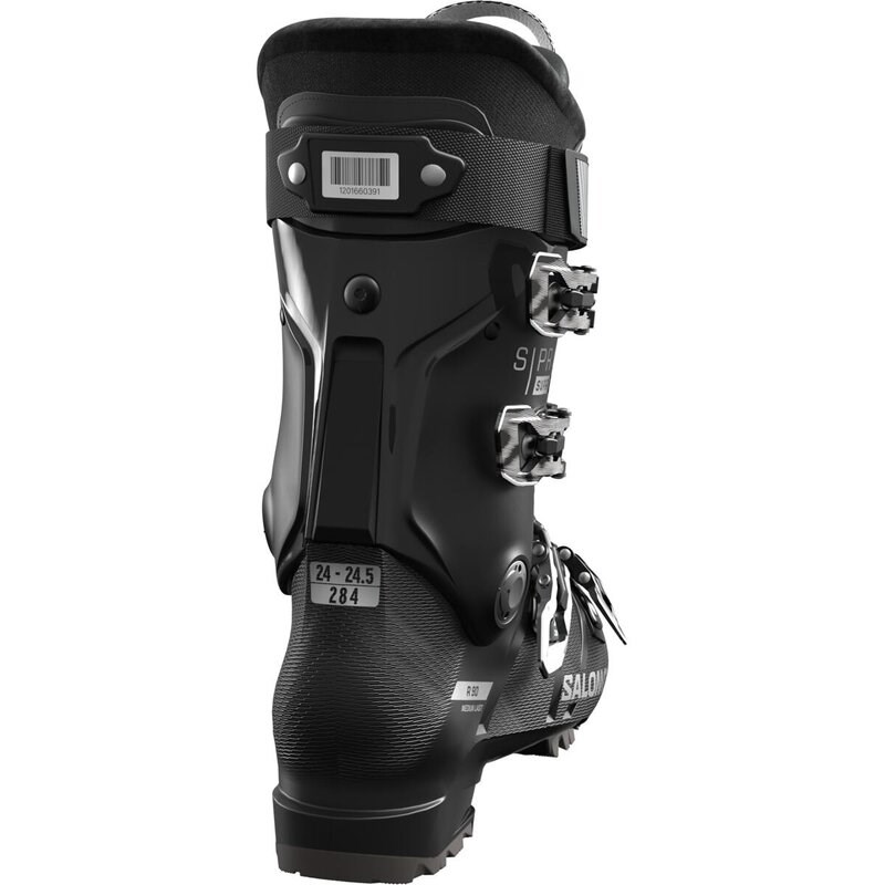 Salomon Damen Ski-Schuhe ALP. BOOTS - Schwarz/Silber Metallic/Silber Metallic