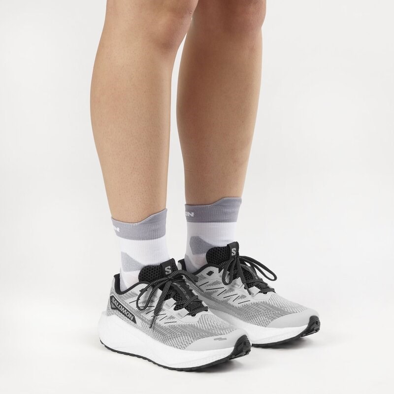 Salomon Damen Laufschuhe SHOES AERO BLAZE 3 GRVL W - Mond Rock/Weiß/Schwarz