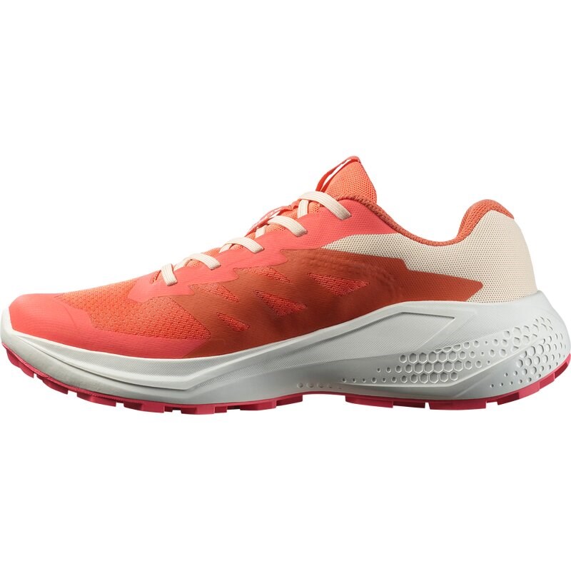 Salomon Damen Trailrunningschuhe SHOES ALPHAGLIDE W - Emberglow/Weiß/Rotrot