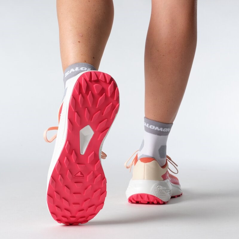 Salomon Damen Trailrunningschuhe SHOES ALPHAGLIDE W - Emberglow/Weiß/Rotrot